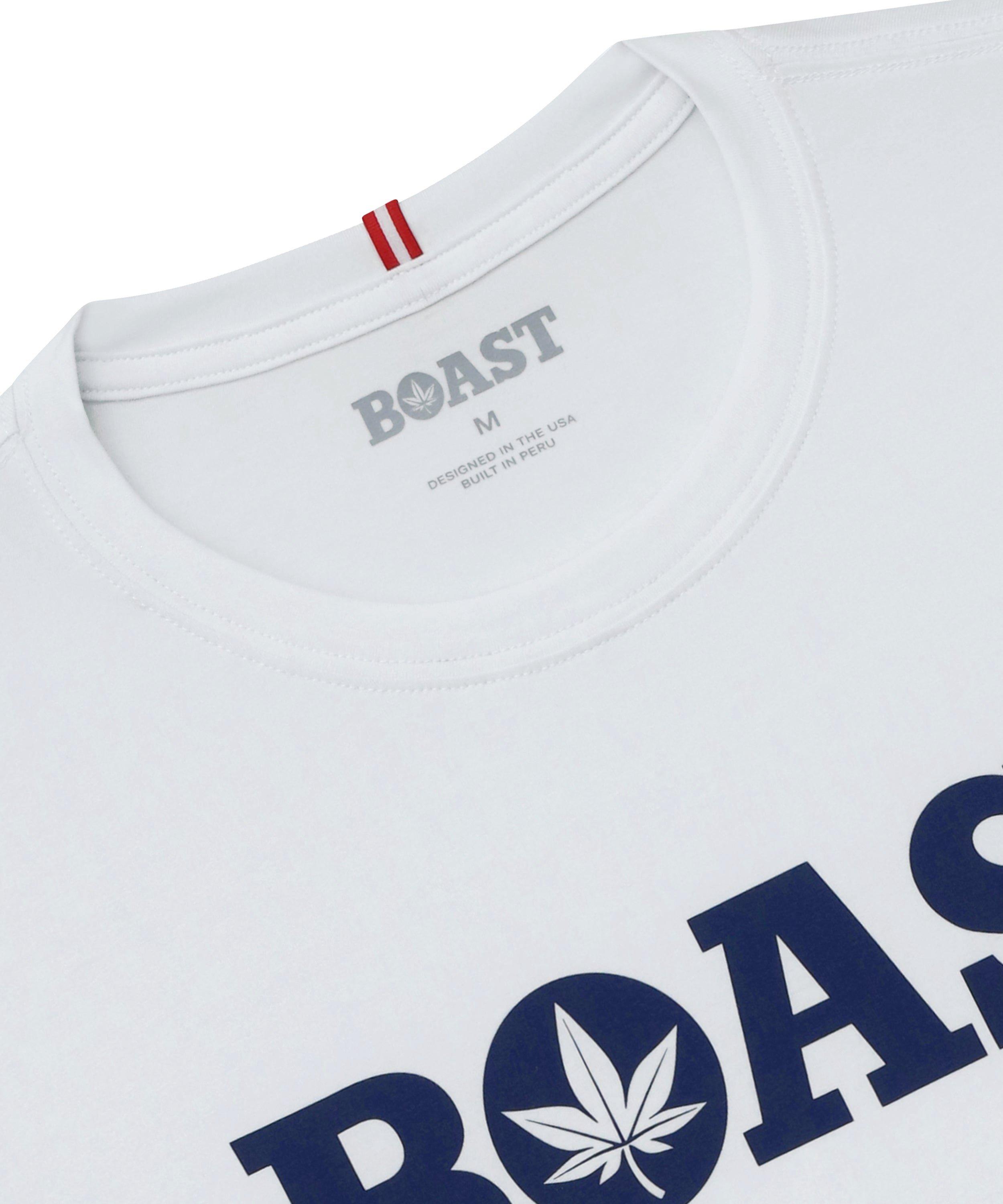 Boast Men's Tee - White/Navy - WHITE/NAVY