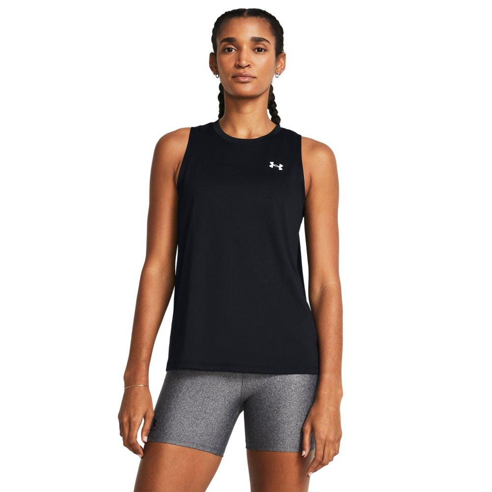 Under Armour Women's Solid Tech Tank - BLACK Thumbnail View 1