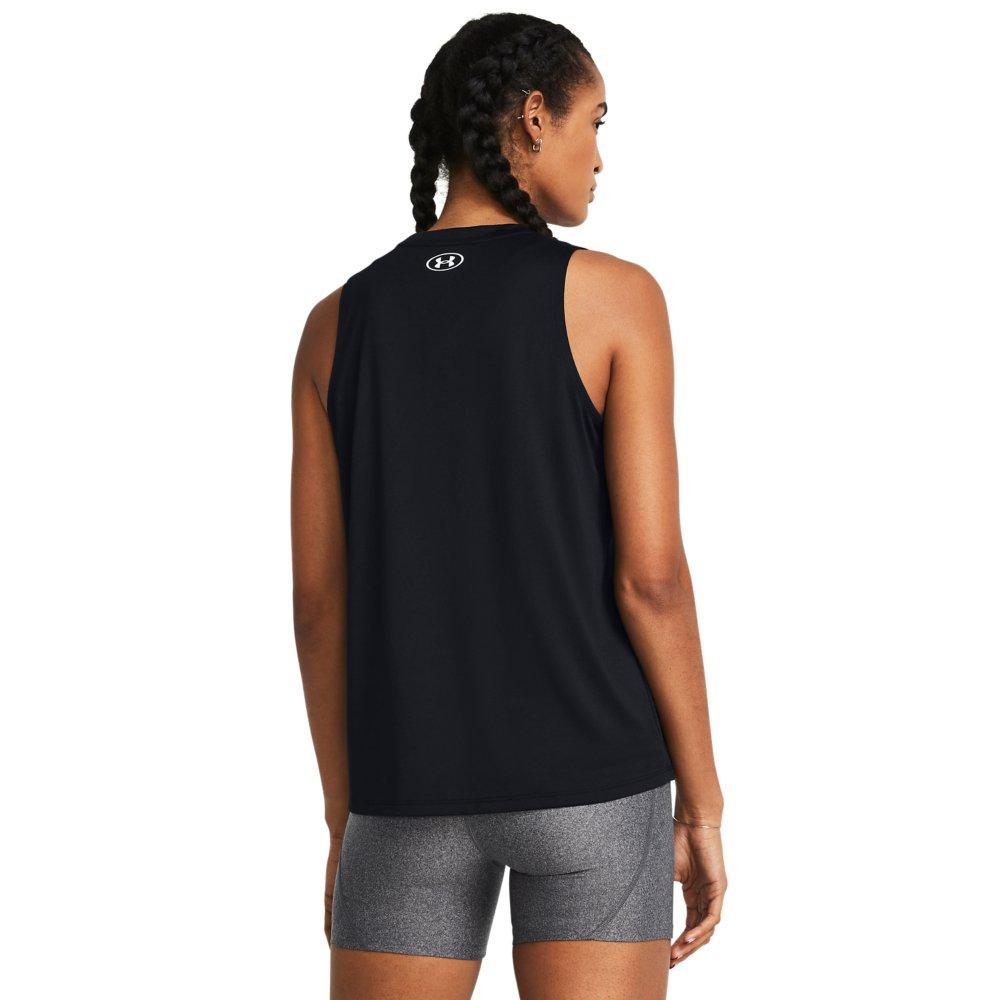 Under Armour Women's Solid Tech Tank - BLACK Thumbnail View 2