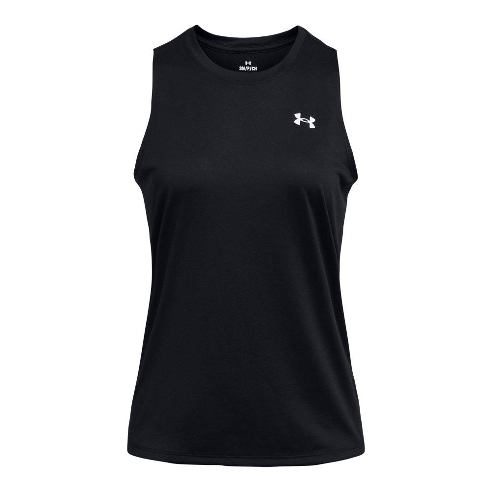 Under Armour Women's Solid Tech Tank - BLACK Thumbnail View 3