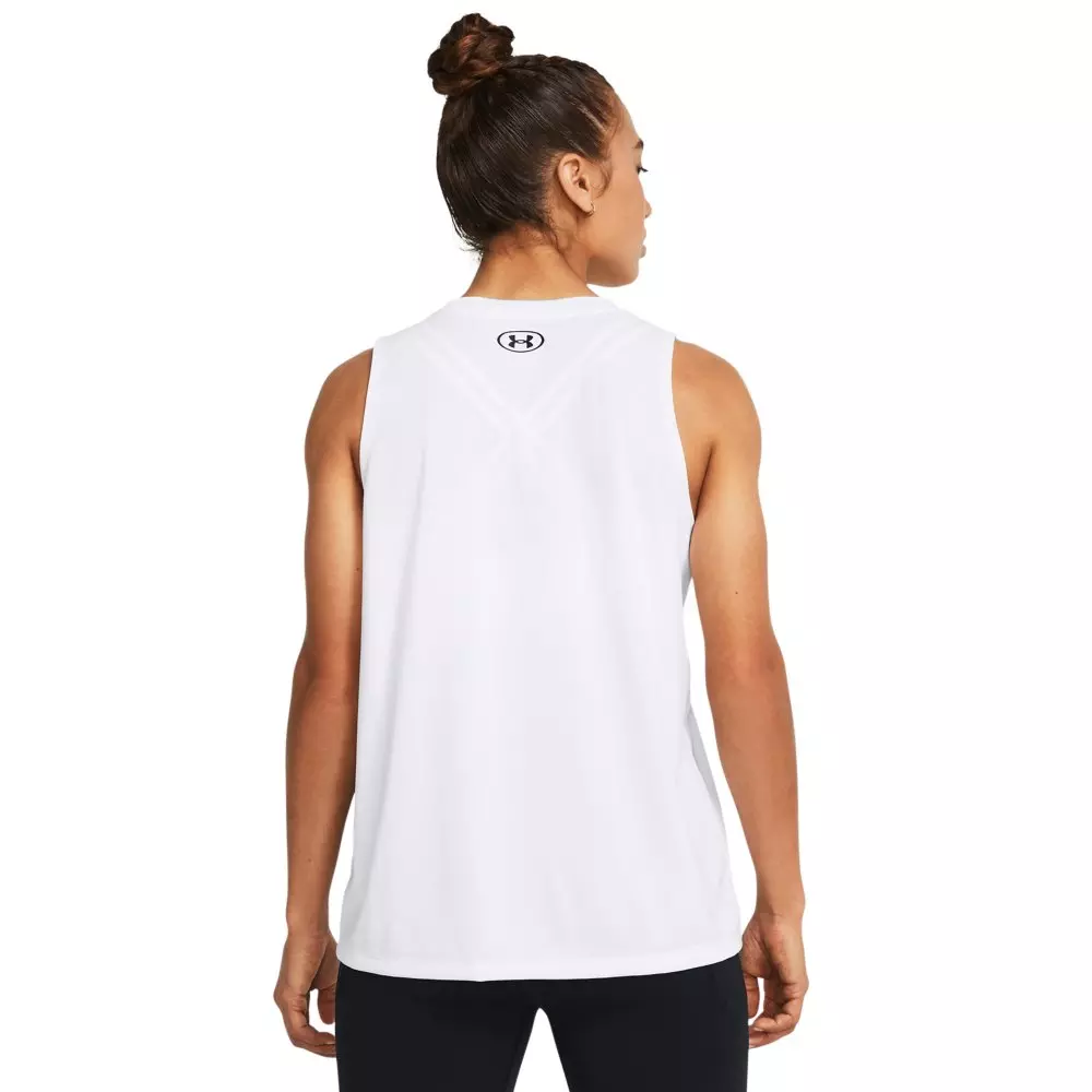 Under Armour Women's Solid Tech Tank - WHITE