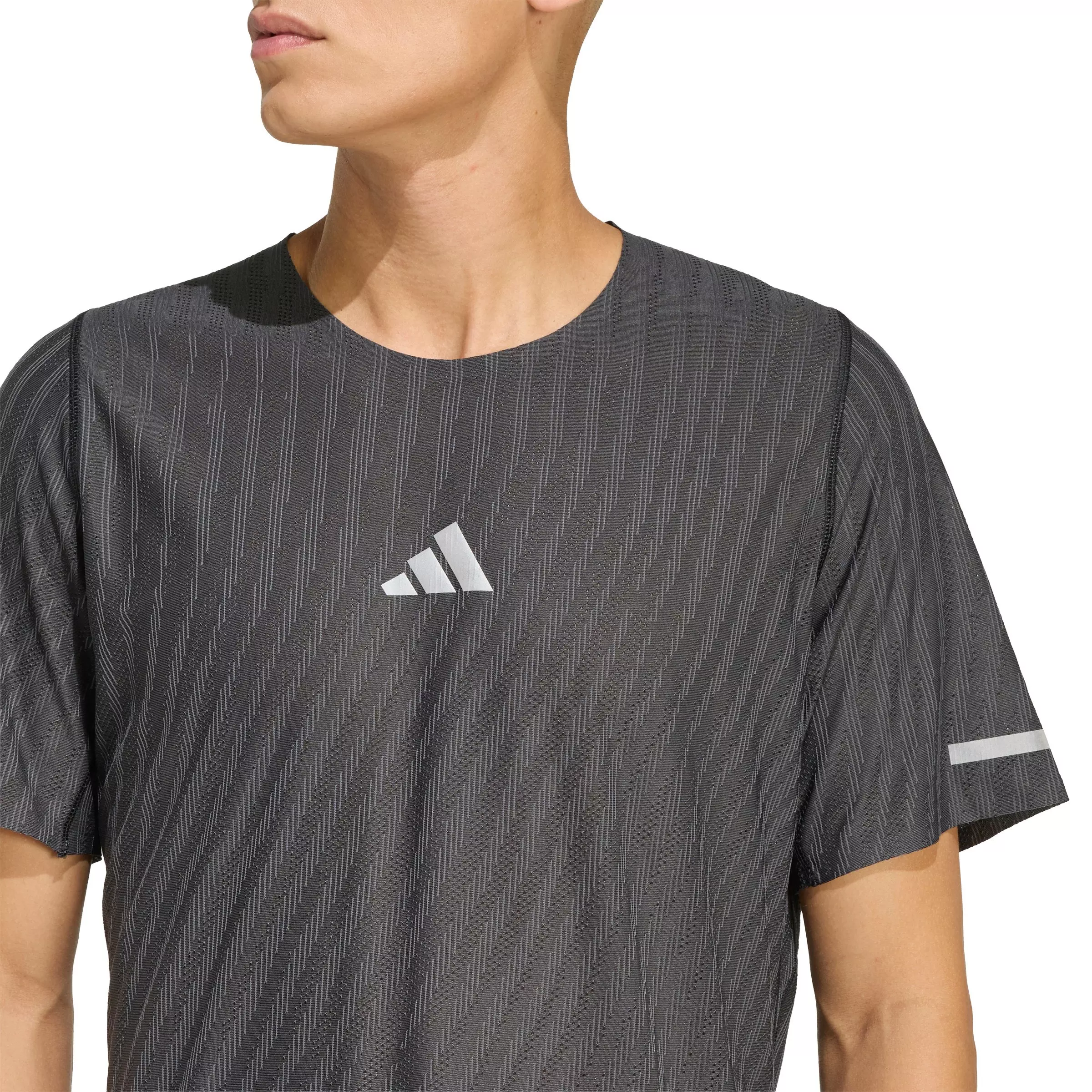 adidas Men's Running ADI365 Climacool+ Engineered T-Shirt - Black - BLACK