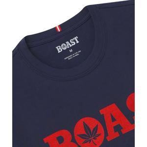 Boast Men's Tee - Navy/Red - NAVY/RED