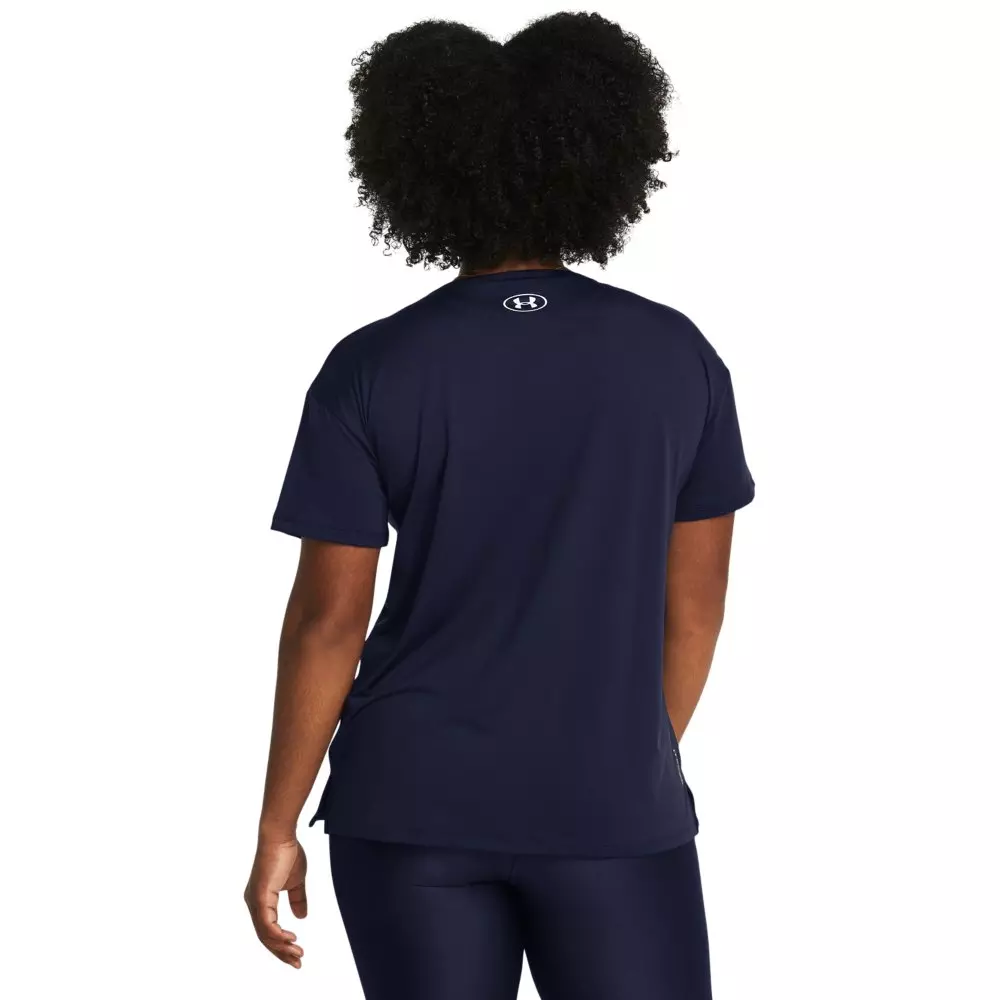 Under Armour Women's RUSH Energy 2.0 Short Sleeve Shirt - NAVY