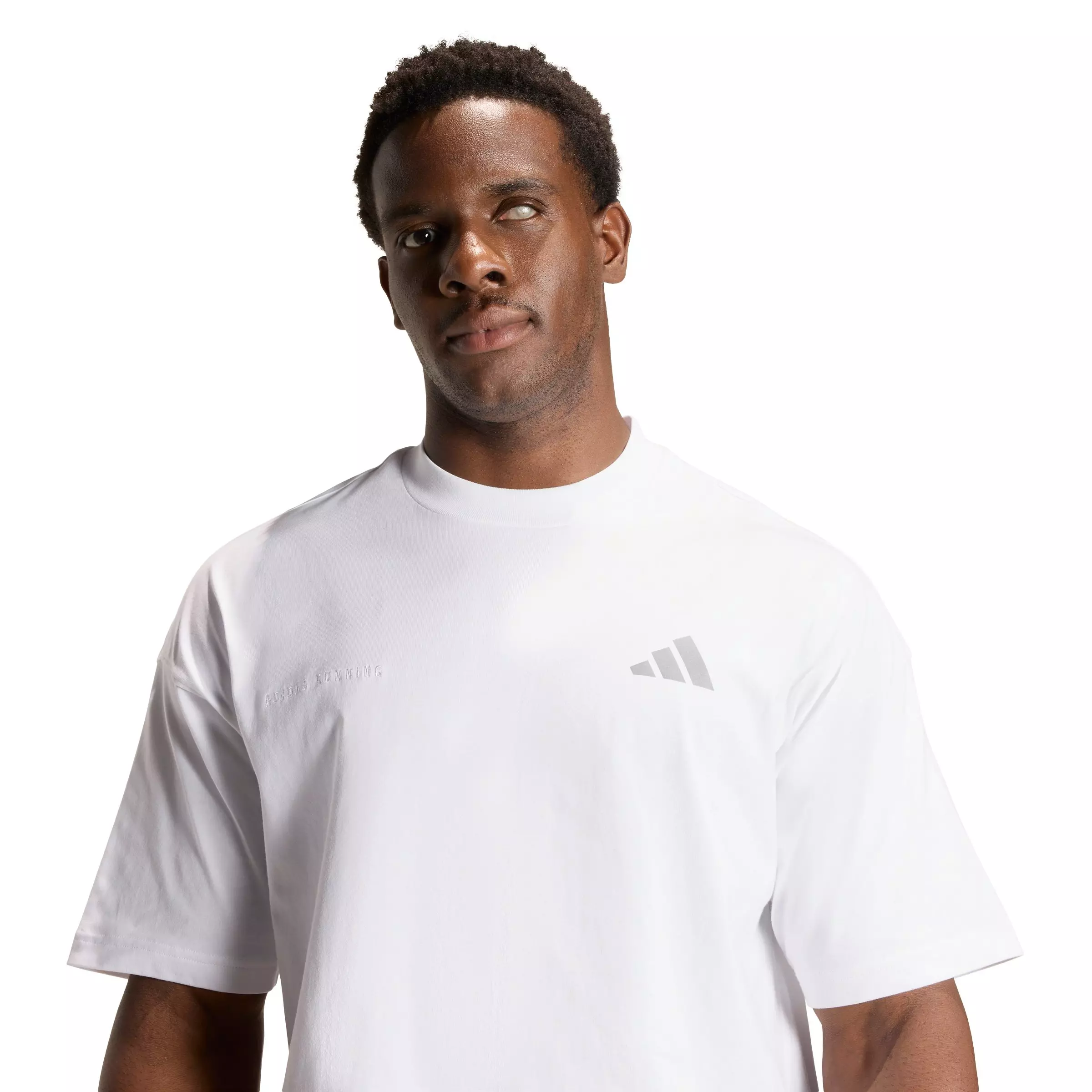 adidas Men's Running ADI365 Cheering T-Shirt -White - WHITE