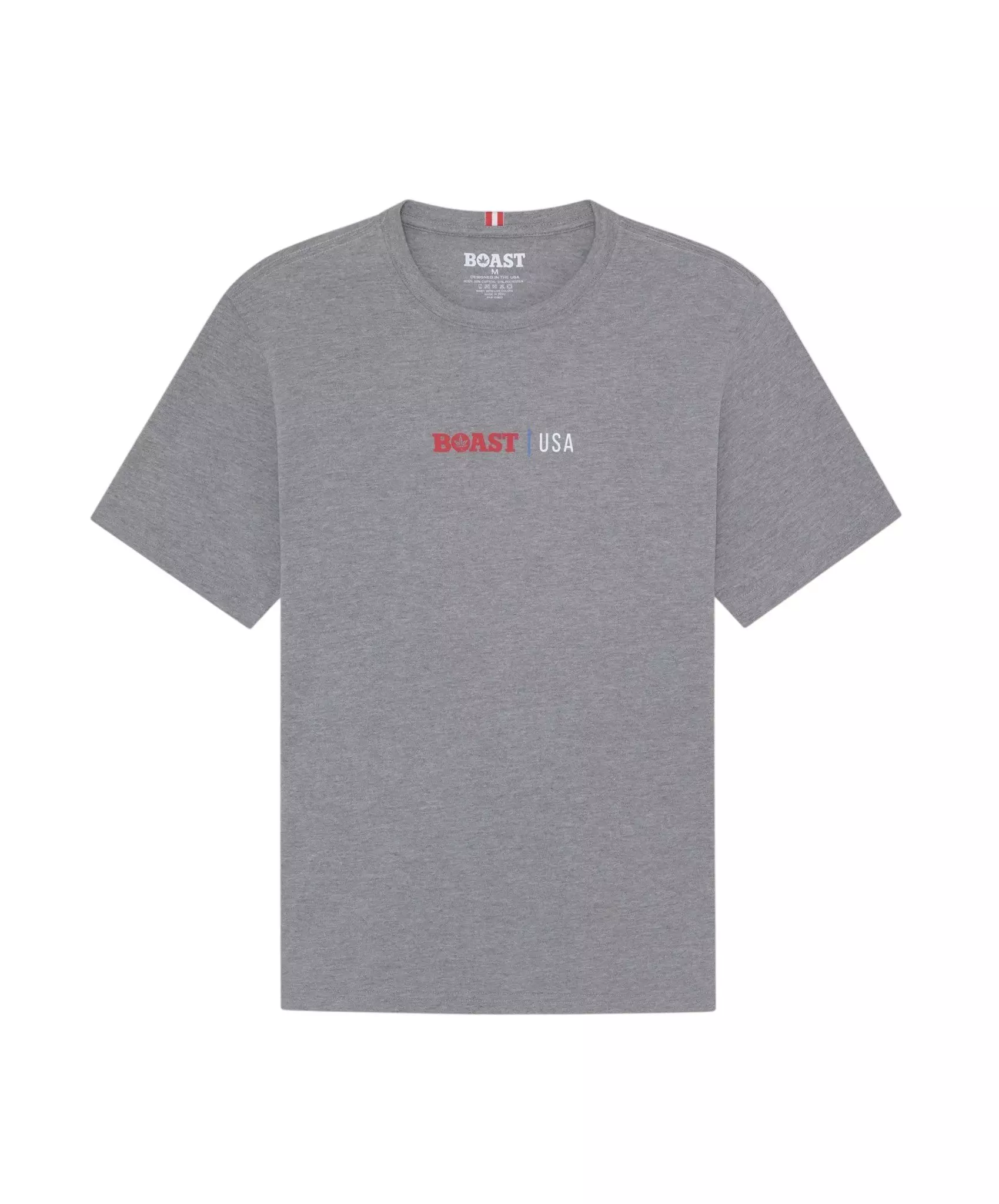 Boast Men's USA Tee - Grey - GREY