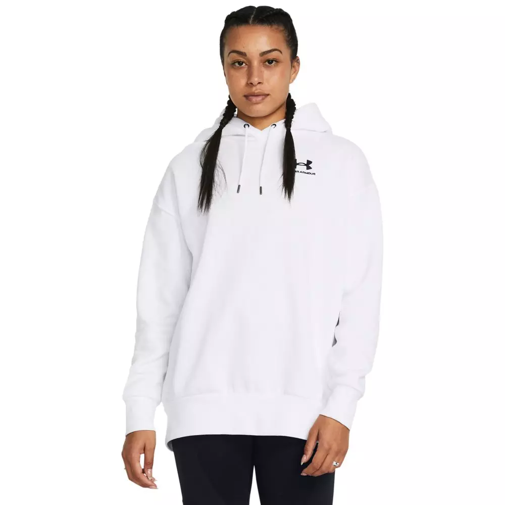 Under Armour Women's Essential Fleece Oversized Hoodie - Hibbett