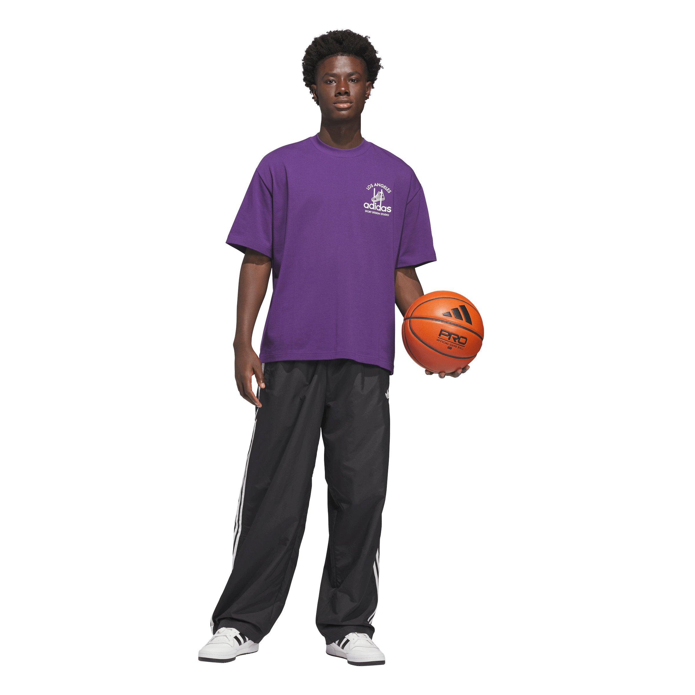 adidas Originals Men's Sport Design Studio Jabbar Graphic Tee - Violet - VIOLET Thumbnail View 5