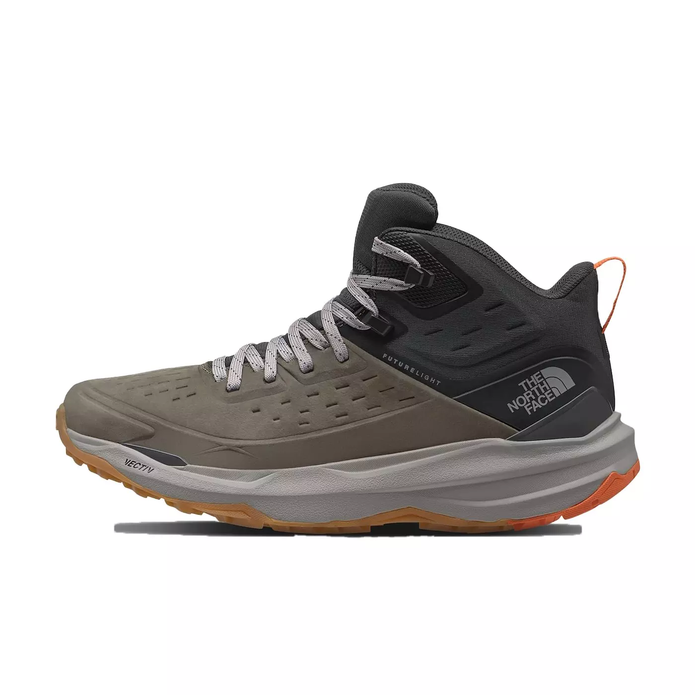 The North Face VECTIV Exploris 2 Mid FUTURELIGHT Leather "New Taupe Green/Asphalt Grey" Men's Boot - GREEN/GREY
