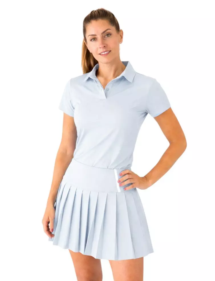 Boast Women's Performance Polo - Lt Blue - LT BLUE