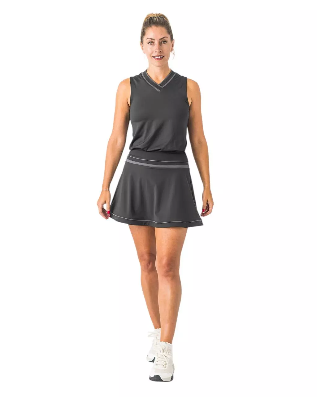 Boast Women's V-Neck Tank - Black - BLACK