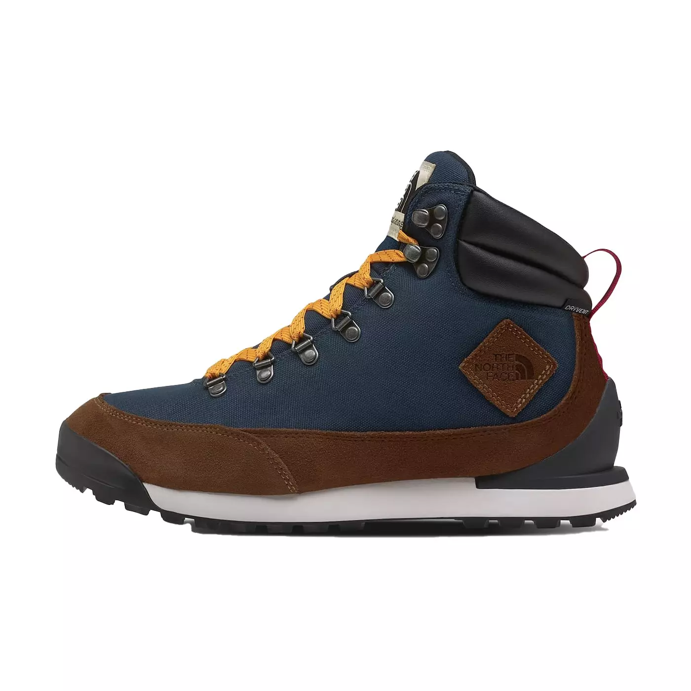 The North Face Back-To-Berkeley IV Textile "Shady Blue/Monks Robe Brown" Men's Waterproof Boot - BLUE/BROWN