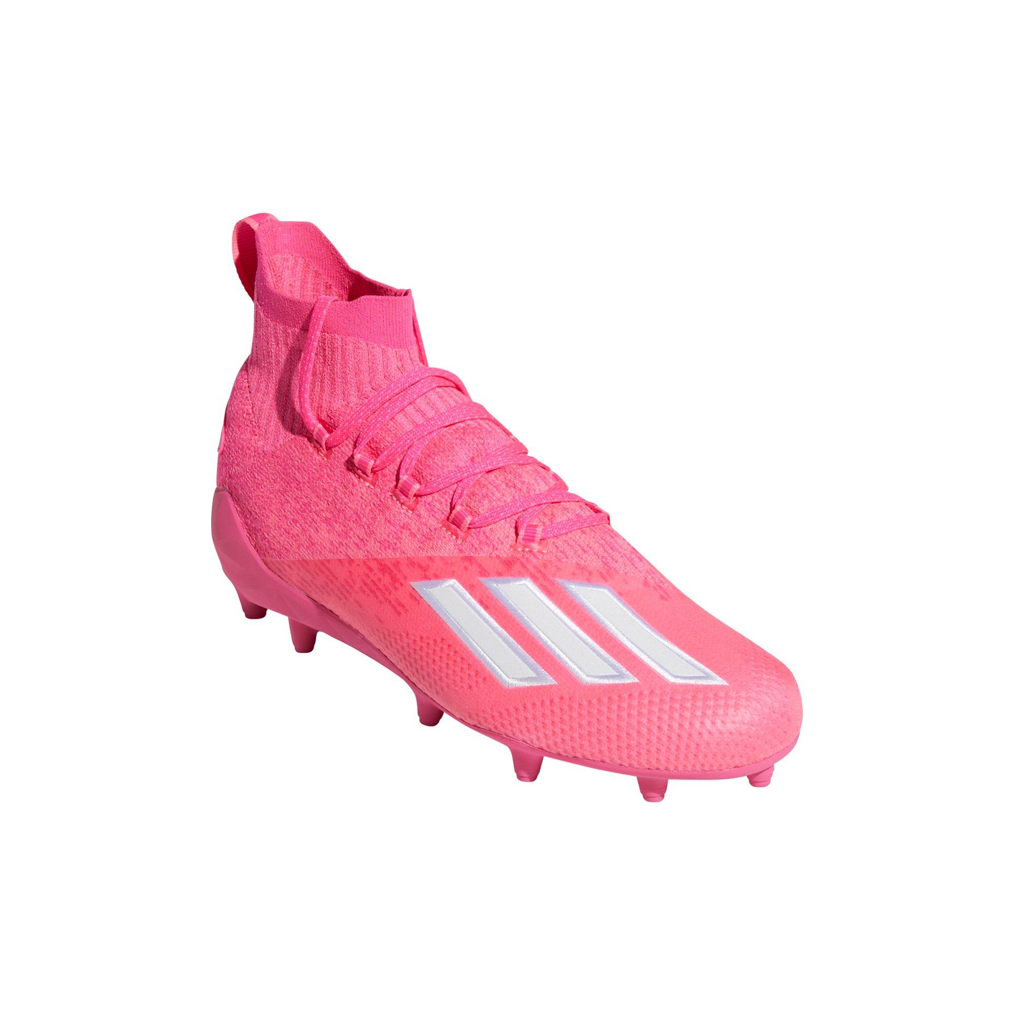 pink football cleats