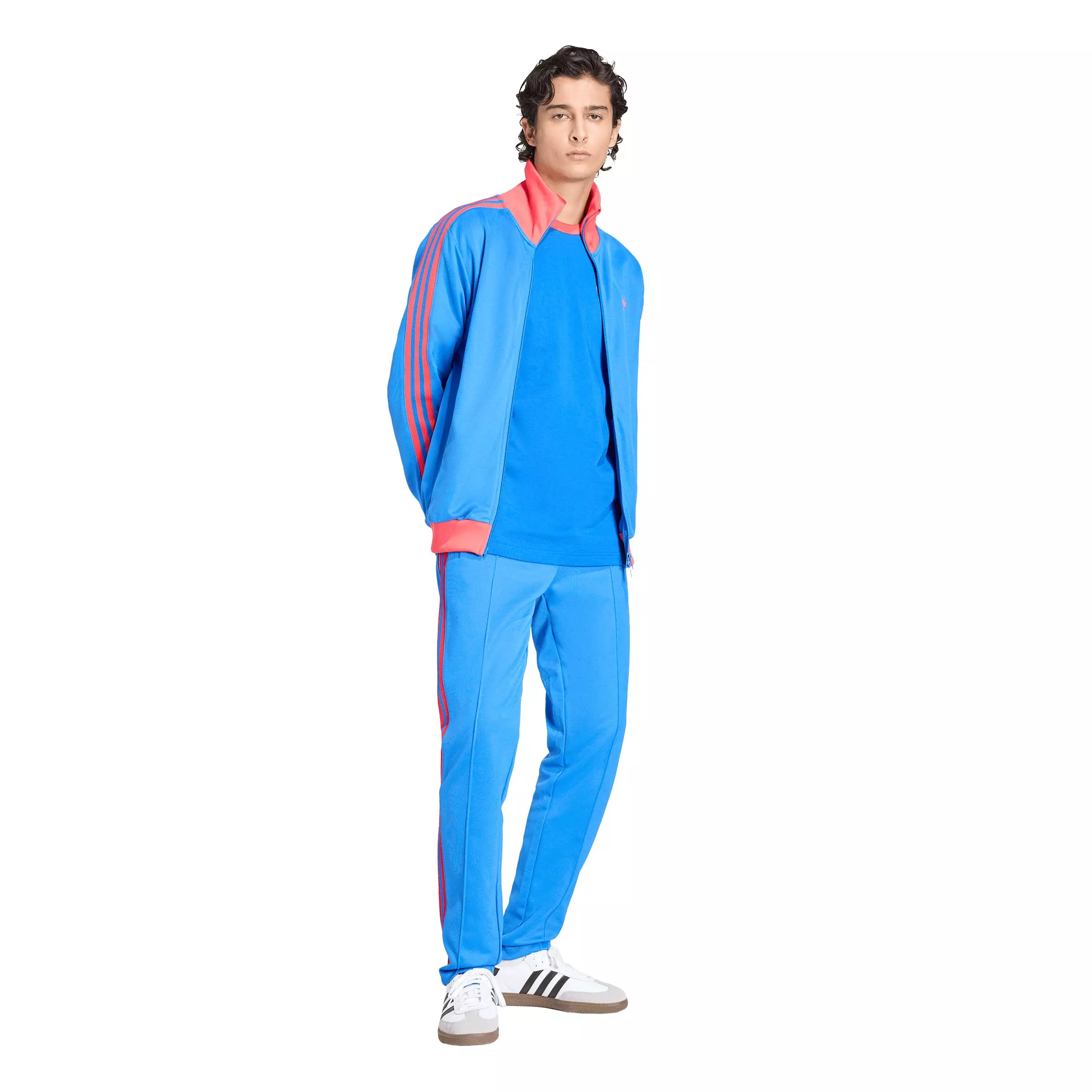 adidas Originals Men's 3-Stripes Tee - Blue - BLUE