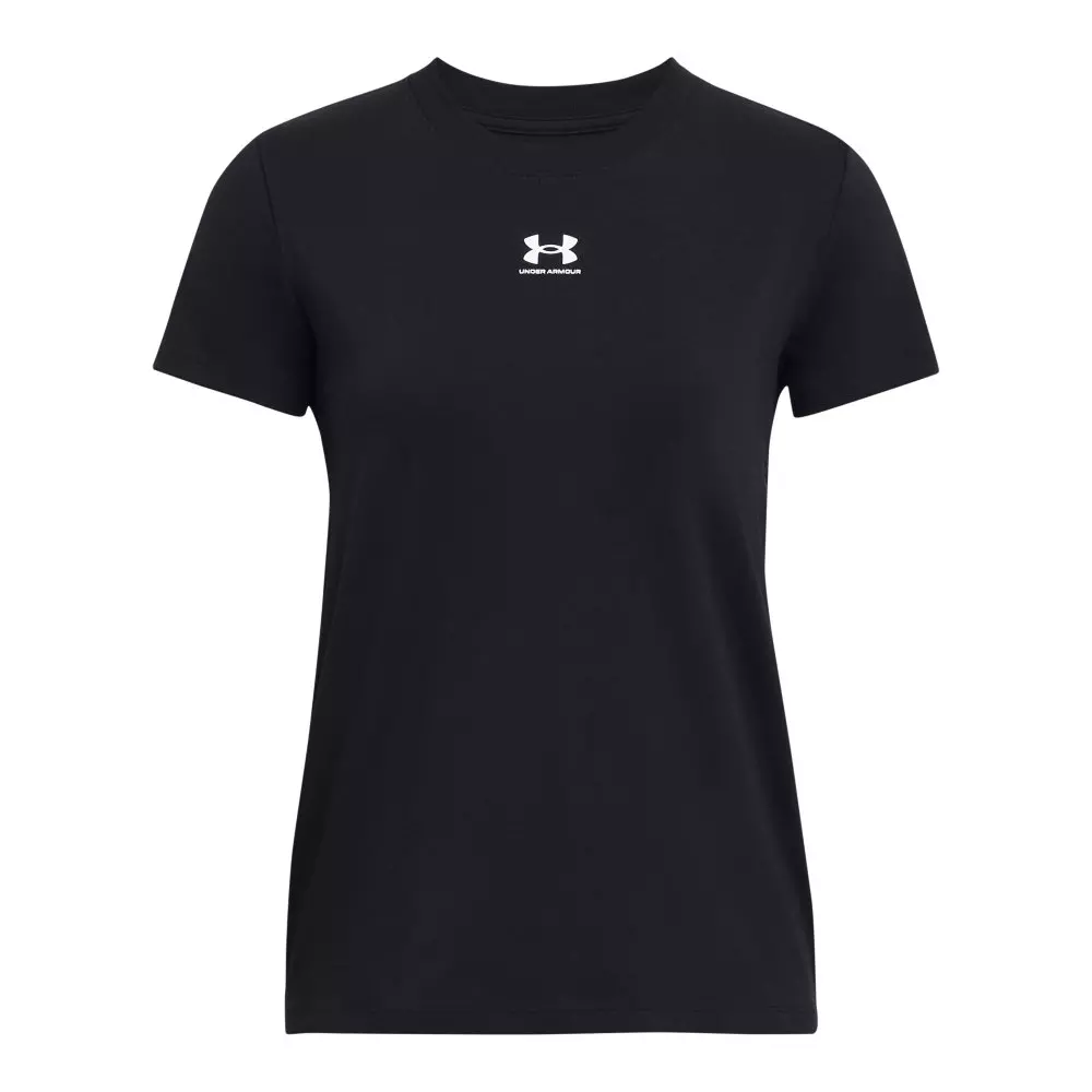 Under Armour Women's Off Campus Core Short Sleeve Shirt - BLACK