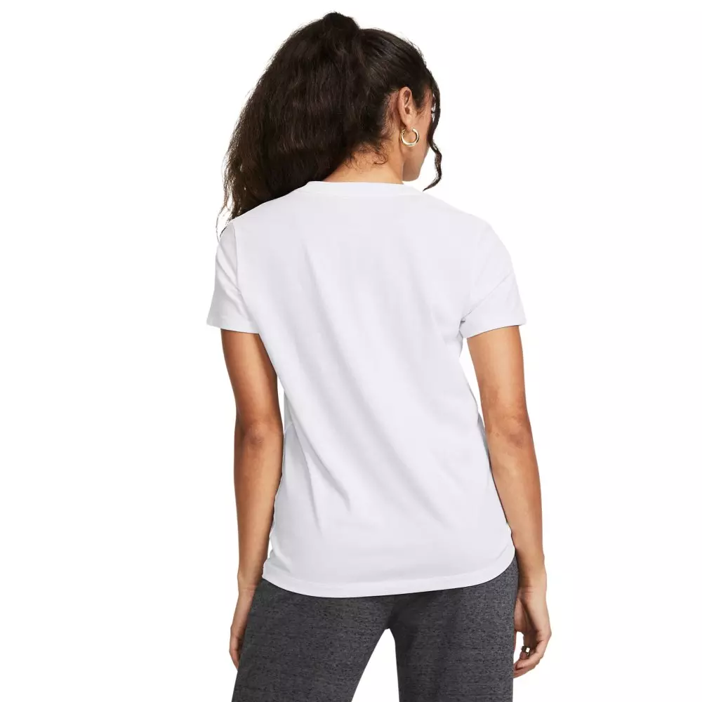 Under Armour Women's Off Campus Core Short Sleeve Shirt - WHITE