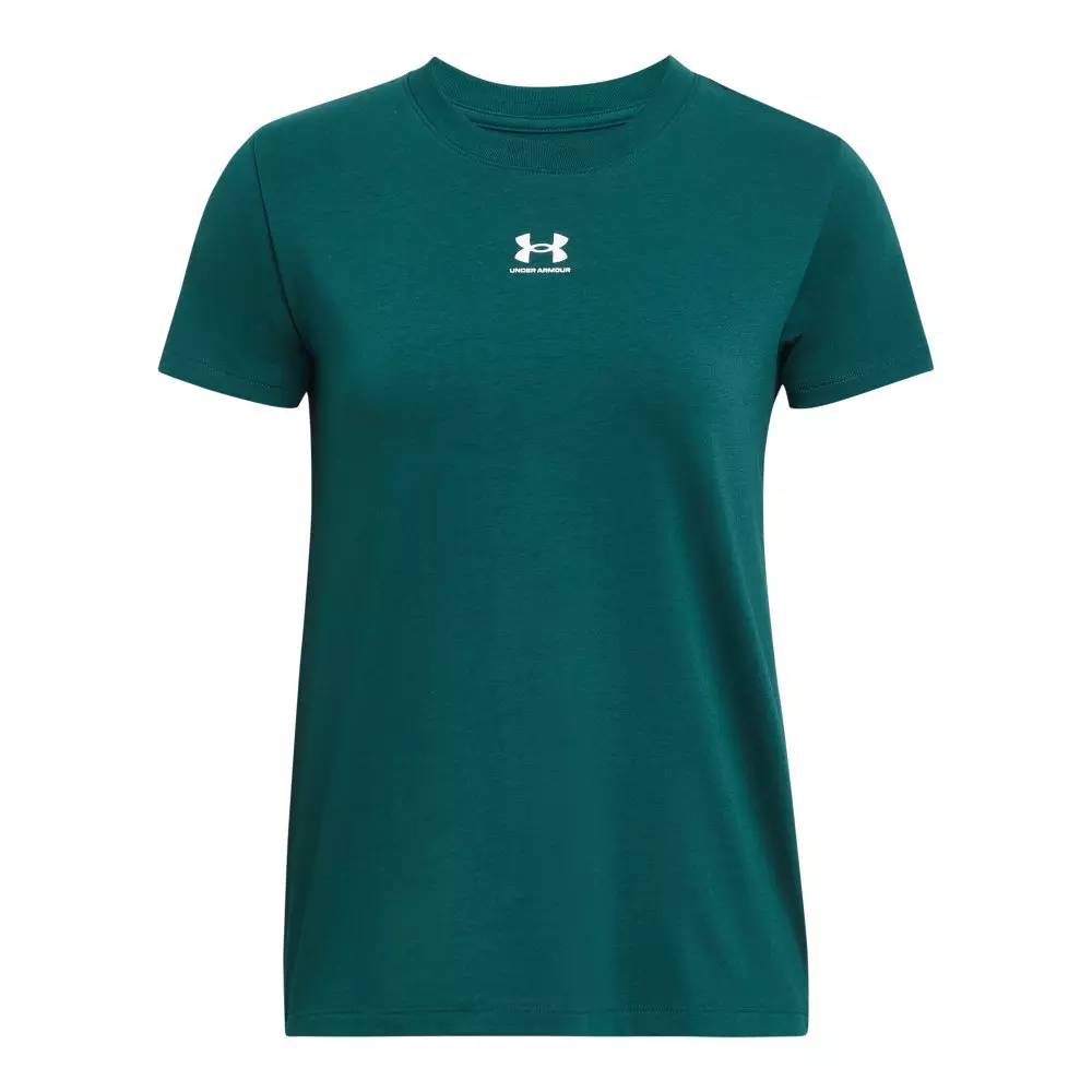 Under Armour Women's Off Campus Core Short Sleeve Shirt - TEAL