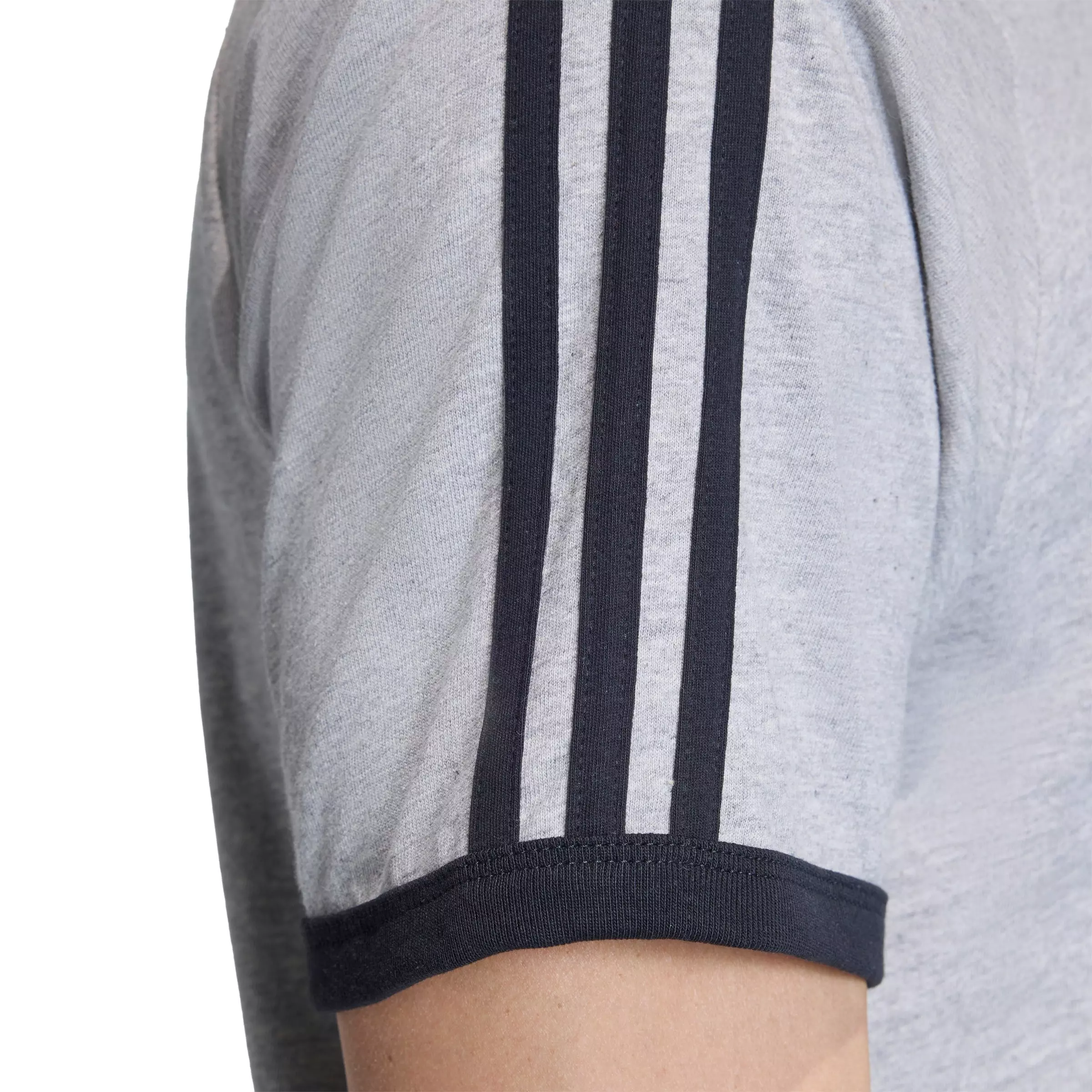 adidas Originals Men's 3-Stripes Tee -Grey - GREY