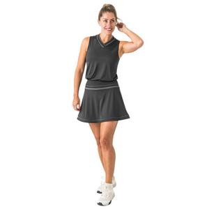 Boast Women's 2 In 1 Flounce Skirt - Black - BLACK