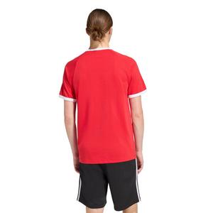 adidas Originals Men's 3-Stripes Tee -Red