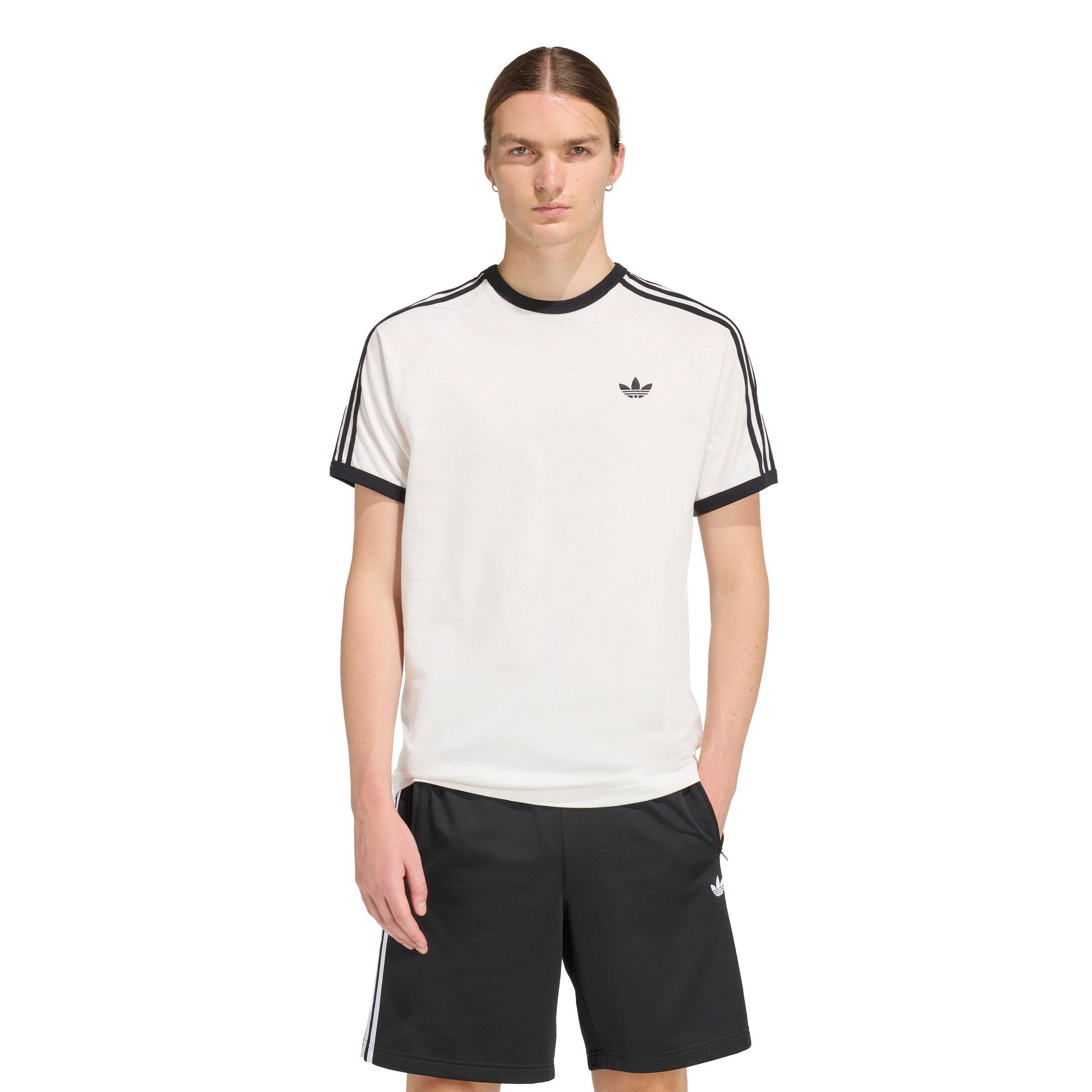 adidas Originals Men's 3-Stripes Tee -White - WHITE Thumbnail View 1