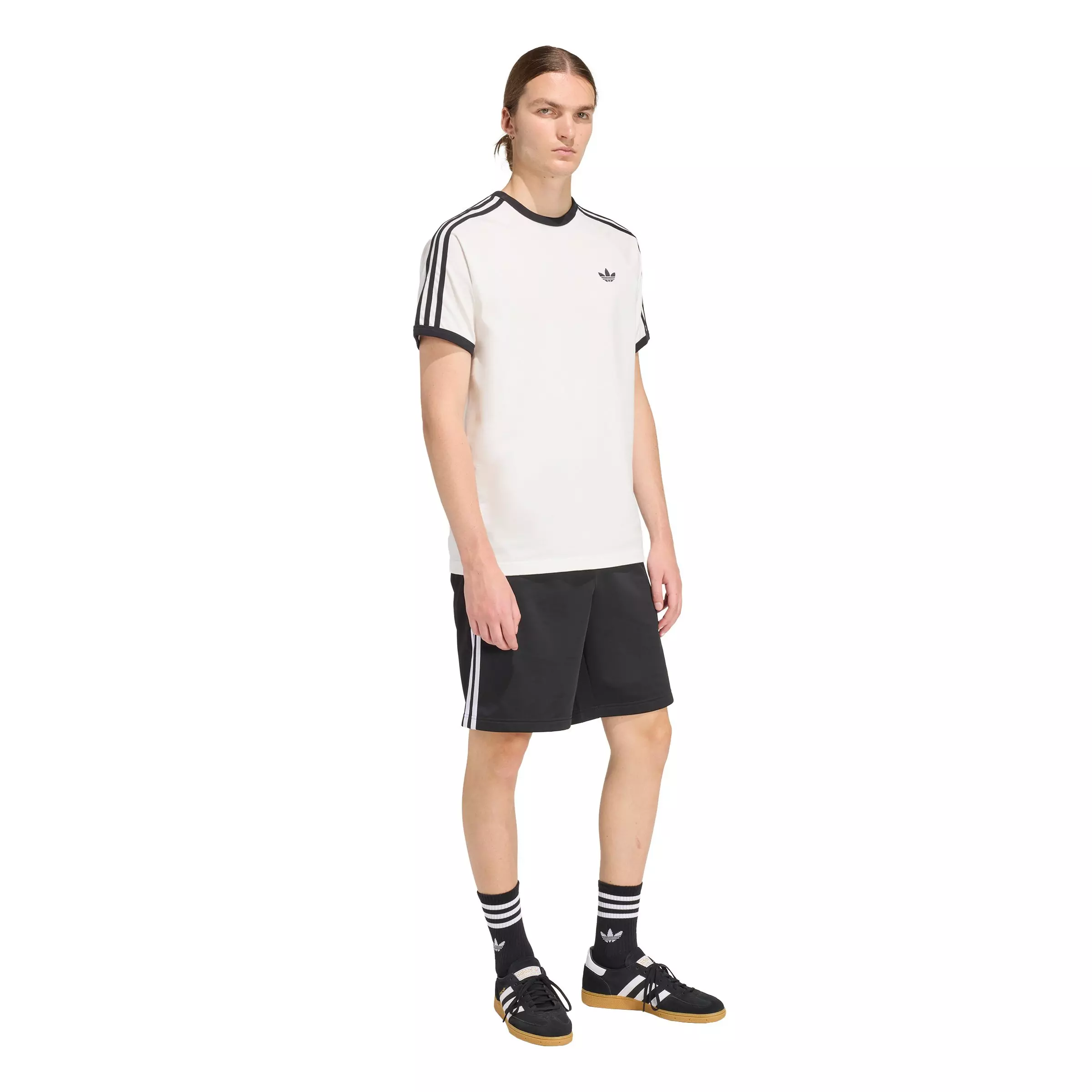 adidas Originals Men's 3-Stripes Tee - White - WHITE