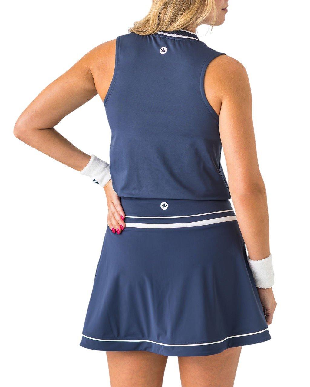 Boast Women's 2 In 1 Flounce Skirt - Navy - NAVY