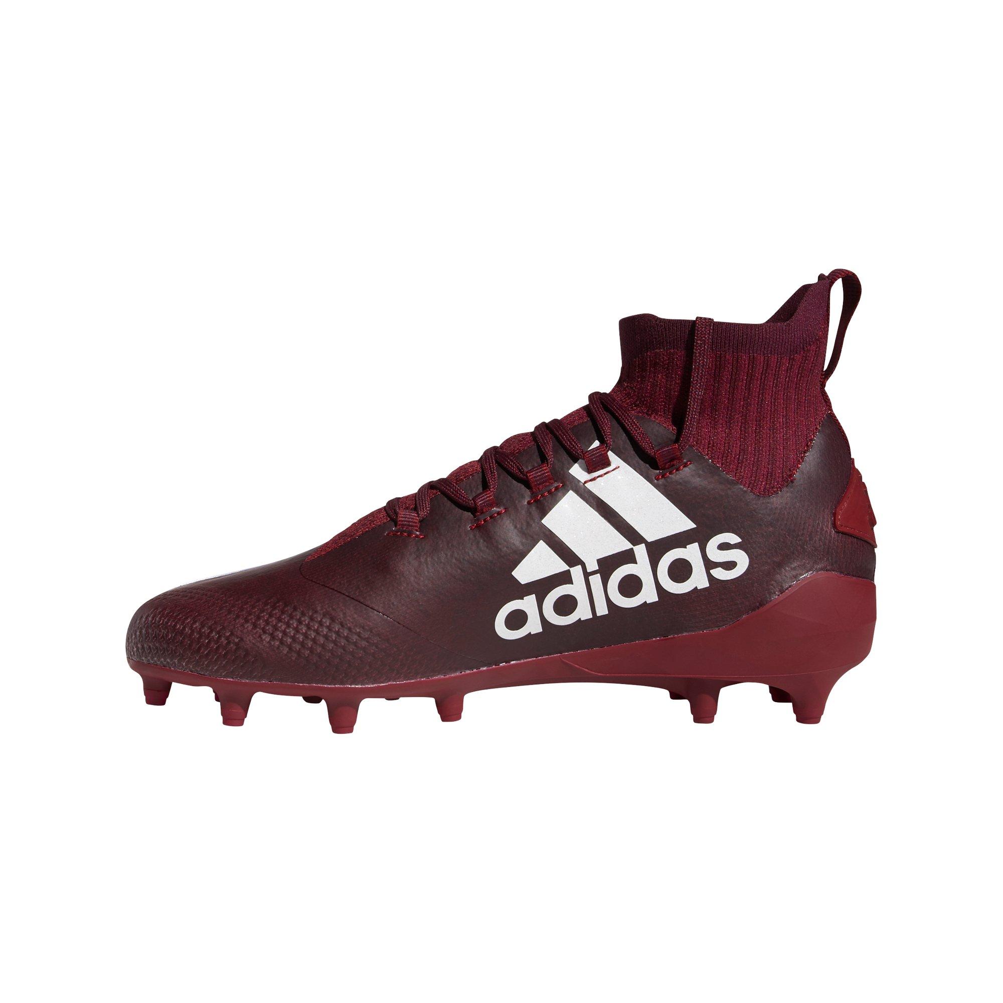 adidas football cleats maroon