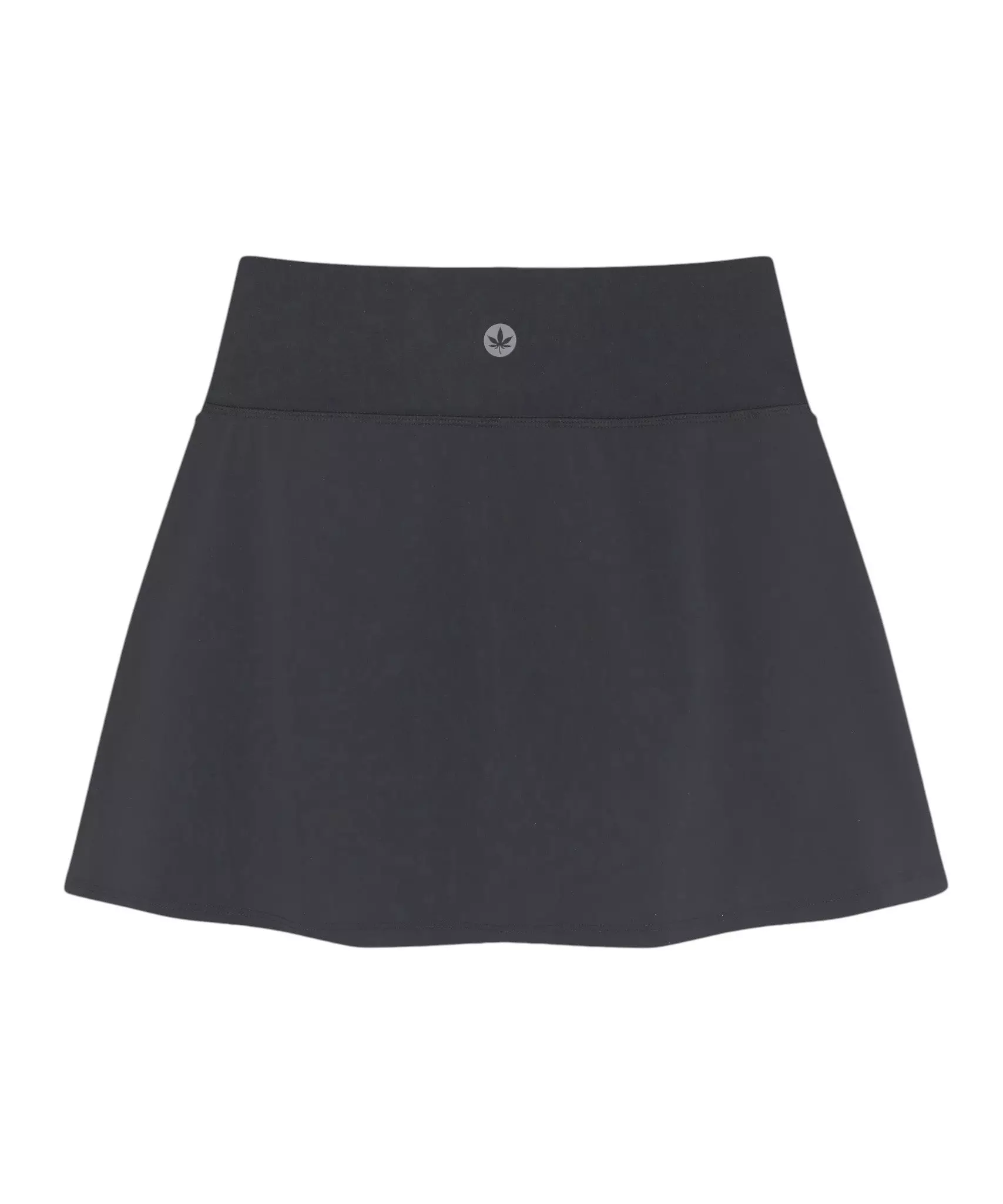 Boast Women's 2 In 1 A-Line Skirt - Black - BLACK
