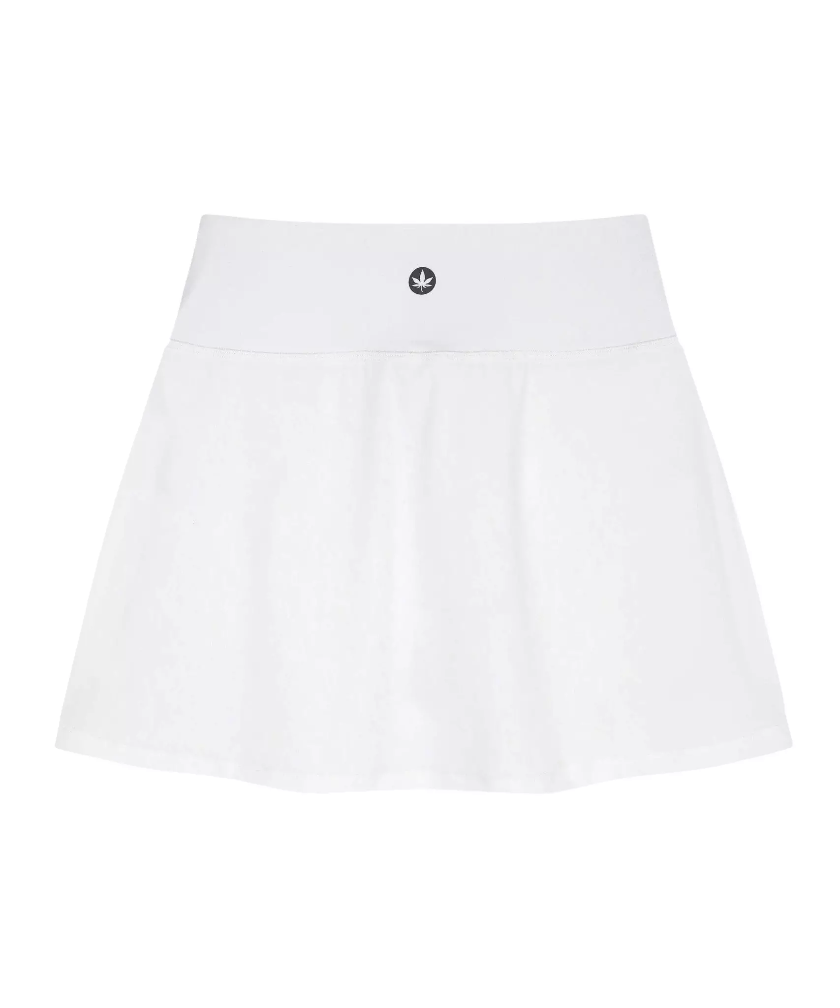 Boast Women's 2 In 1 A-Line Skirt - White - WHITE