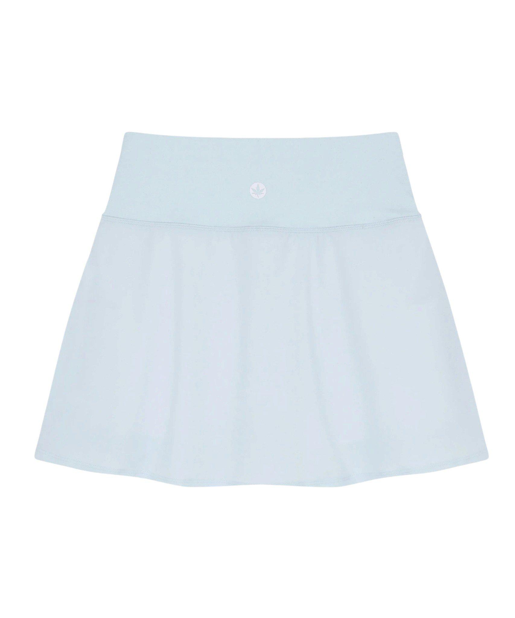 Boast Women's 2 In 1 A-Line Skirt - Lt Blue - LT BLUE