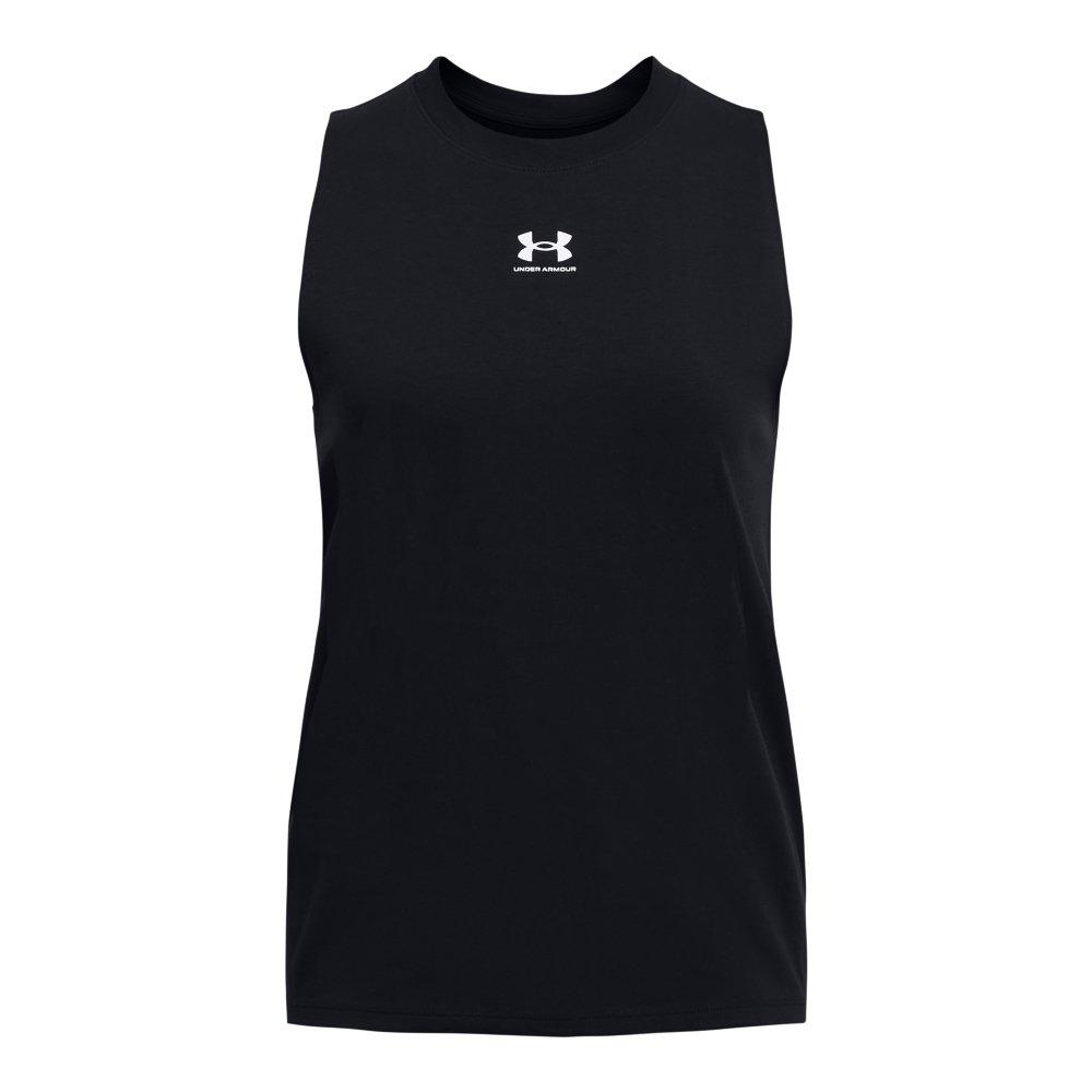 Under Armour Women's Rival Muscle Tank - BLACK Thumbnail View 1