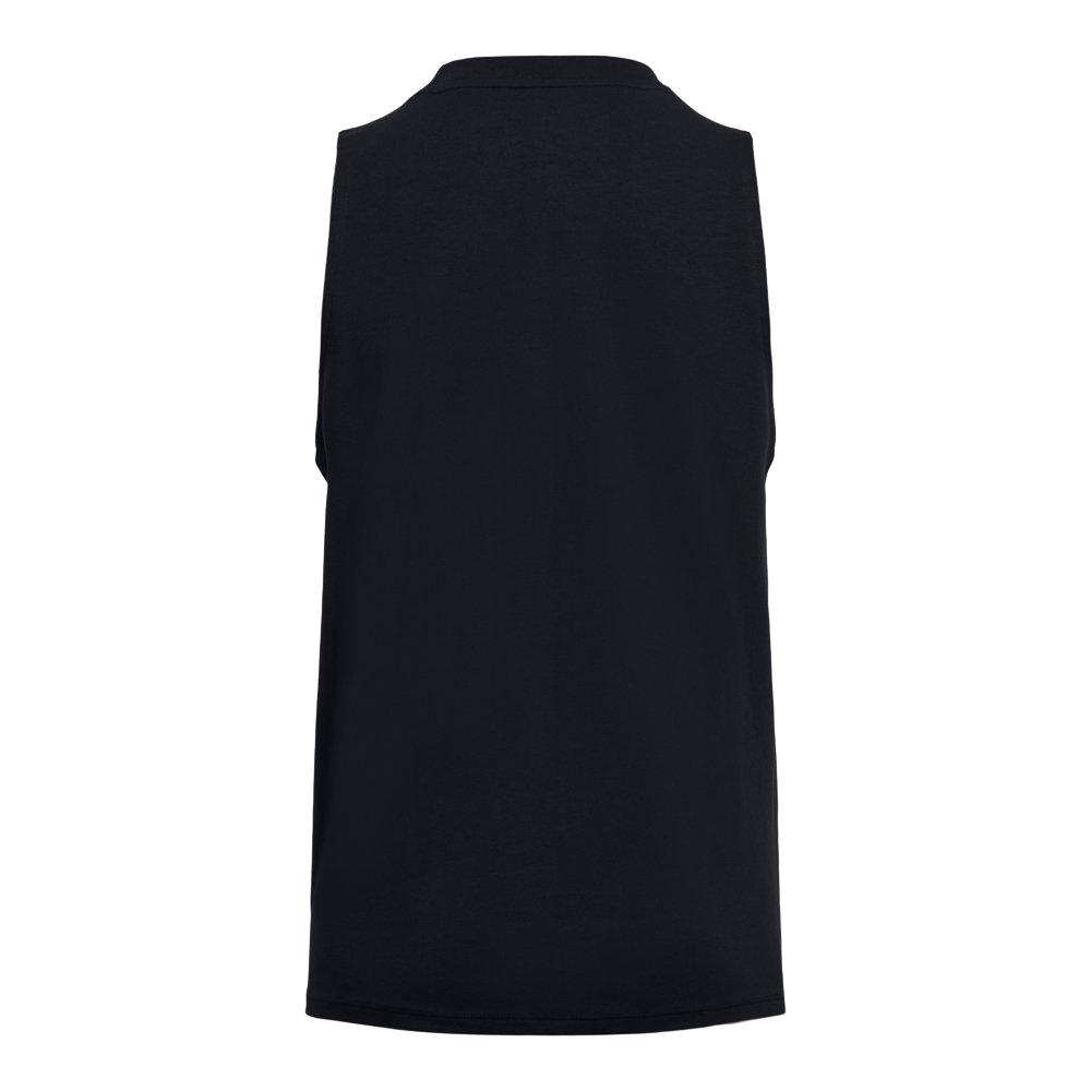Under Armour Women's Rival Muscle Tank - BLACK Thumbnail View 2