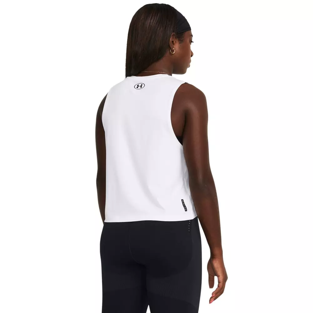 Under Armour Women's Vanish Energy Crop Tank - WHITE