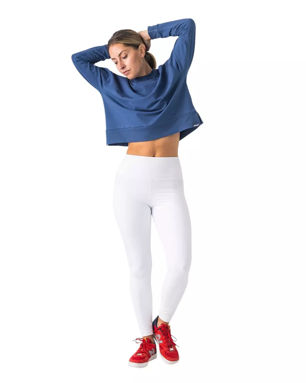 Boast Women's Pocket Leggings - White - WHITE