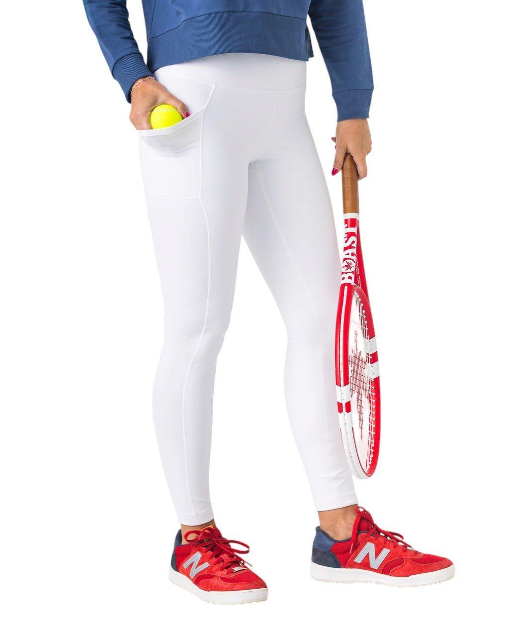 Boast Women's Pocket Leggings - White - WHITE