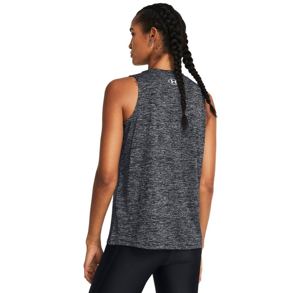 Under Armour Women's Tech Twist Tank - BLACK Thumbnail View 2