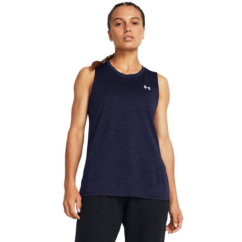 Under Armour Women's Tech Twist Tank - NAVY Thumbnail View 1