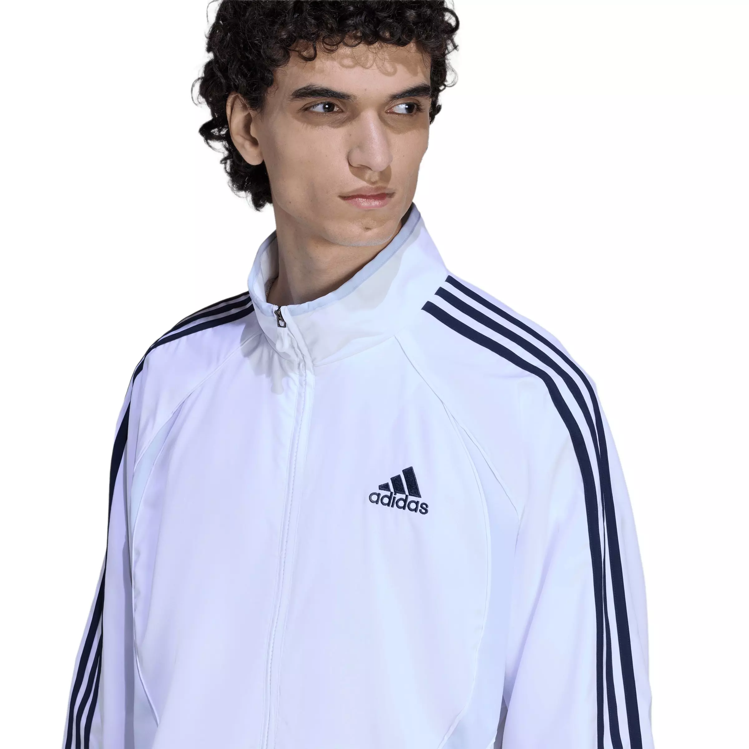 adidas Men's Teamgeist Adicolor Track Top - White - WHITE