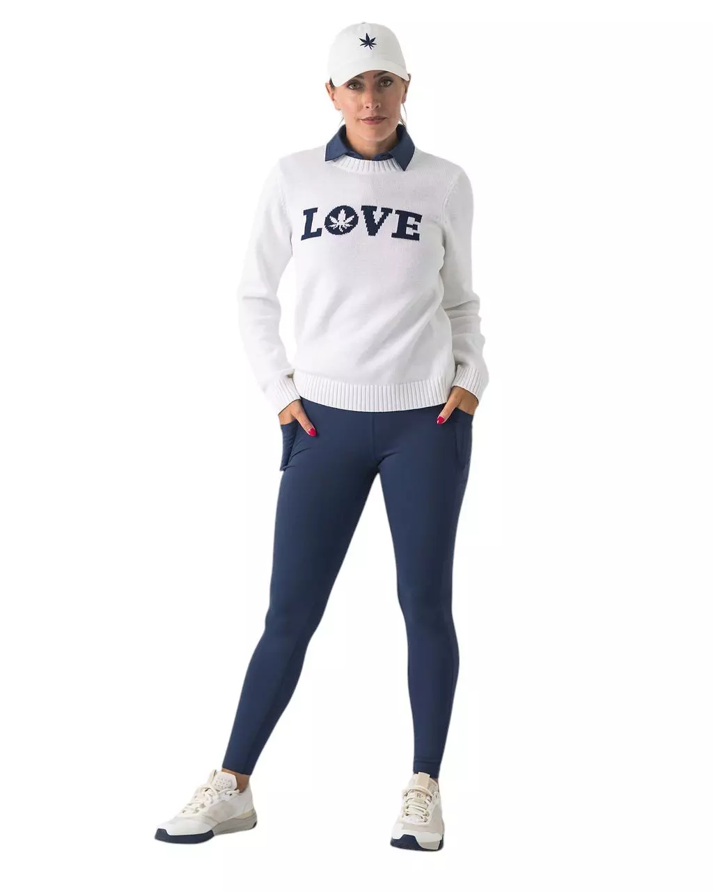 Boast Women's Pocket Leggings - Navy - NAVY