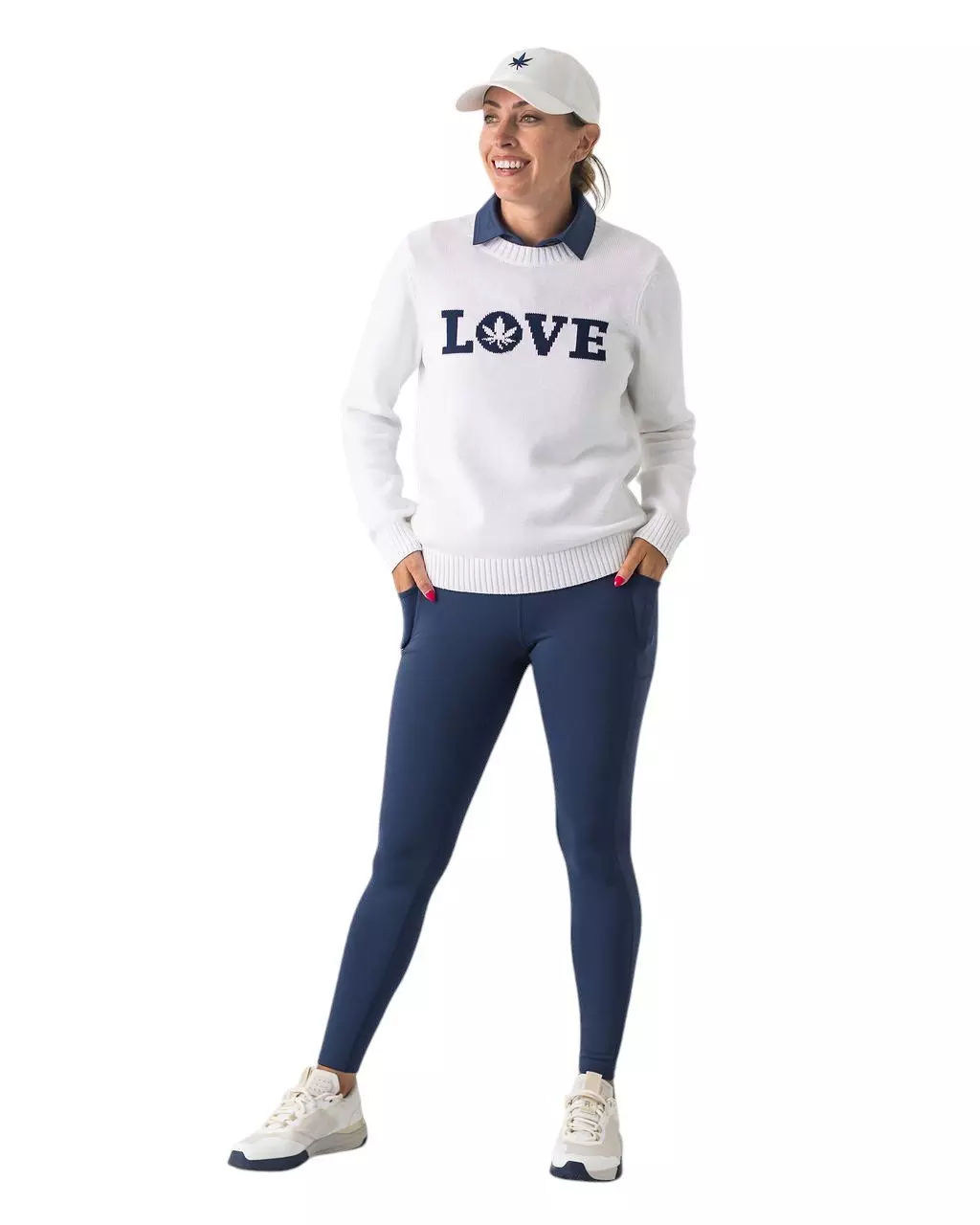 Boast Women's Pocket Leggings - Navy - NAVY
