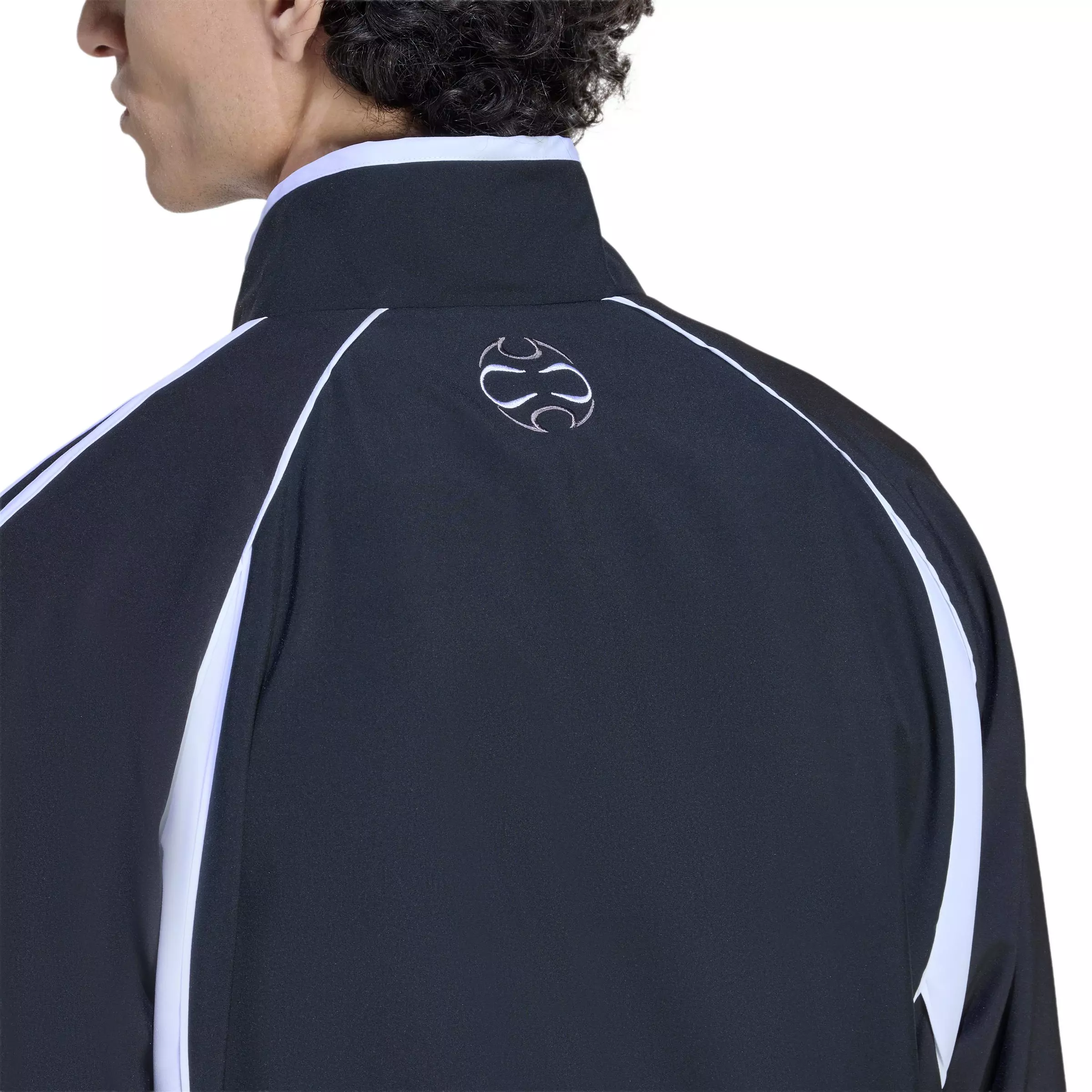 adidas Men's Teamgeist Adicolor Track Top - Black - BLACK