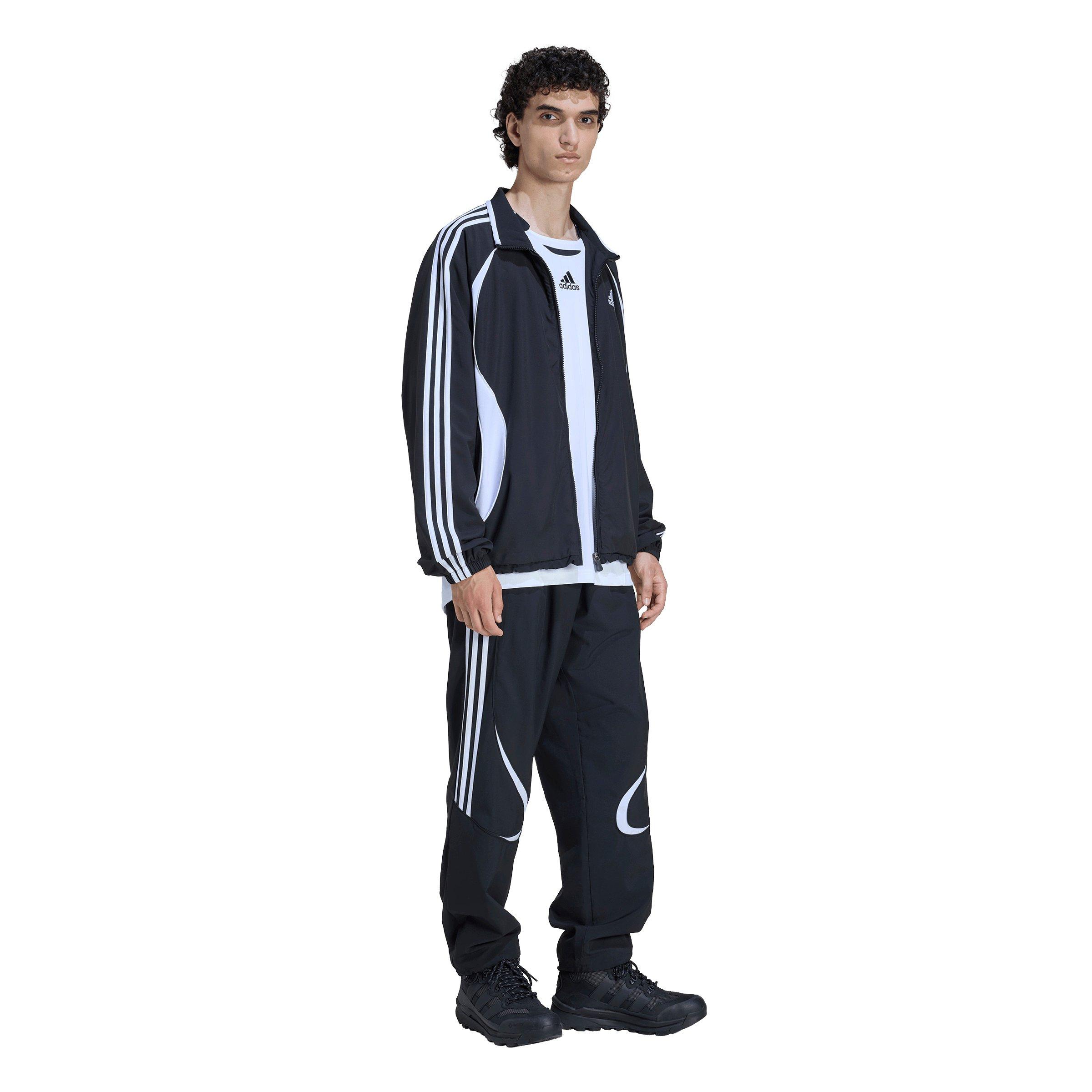 adidas Men's Teamgeist Adicolor Track Top - Black - BLACK Thumbnail View 5
