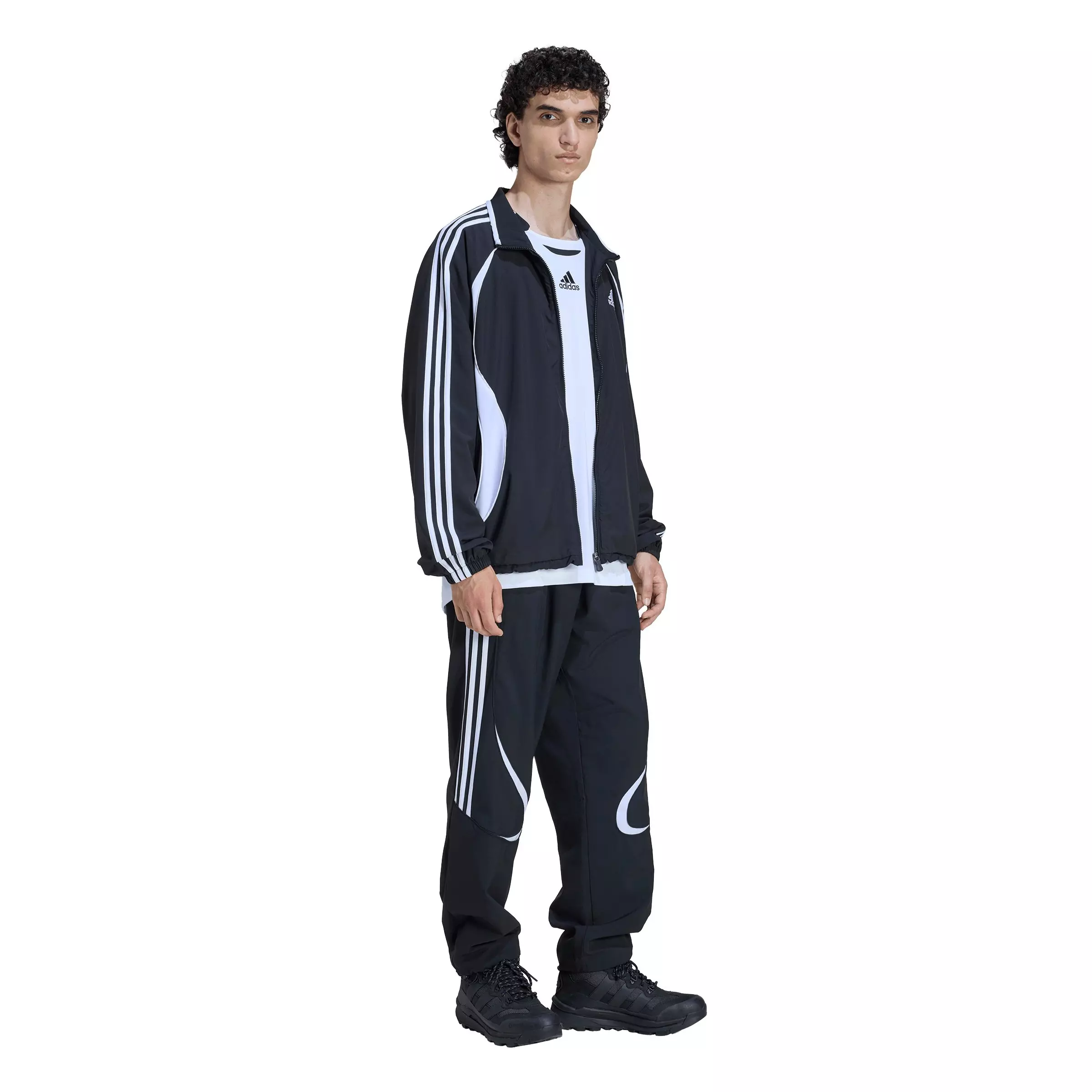 adidas Men's Teamgeist Adicolor Track Top - Black - BLACK