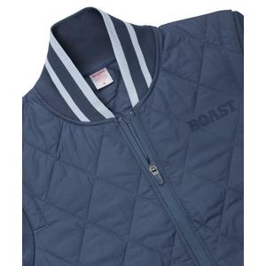 Boast Women's Quilted Varsity Bomber - Navy - NAVY