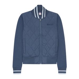 Boast Women's Quilted Varsity Bomber - Navy - NAVY