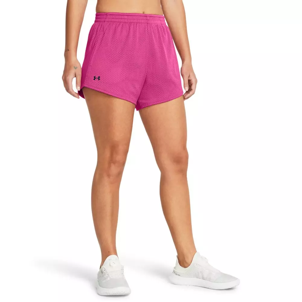 Under Armour Women's Tech Mesh 3" Shorts - PINK