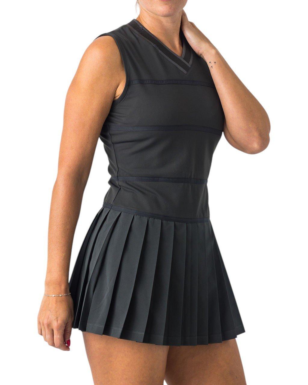 Boast Women's V-Neck Dress - Black - BLACK