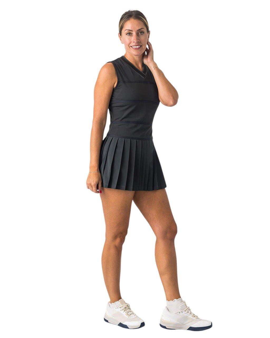 Boast Women's V-Neck Dress - Black - BLACK