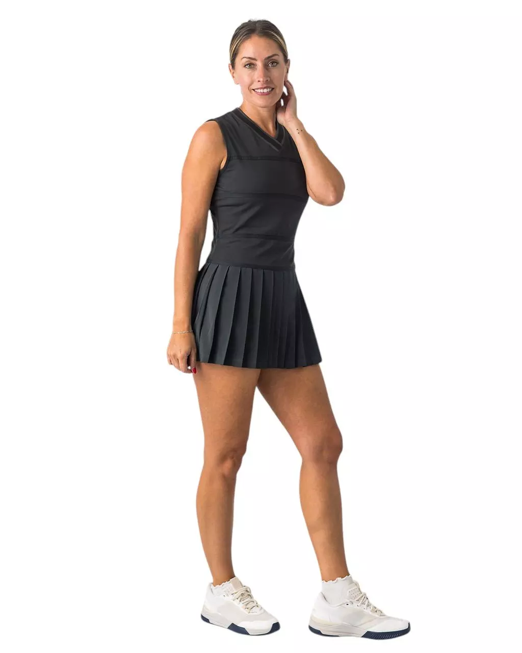 Boast Women's V-Neck Dress - Black - BLACK